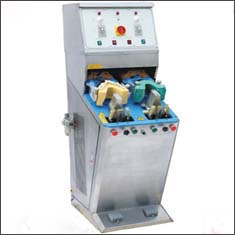 One Cold And One Hot Shoe Counter Back Part Moulding Making Machine